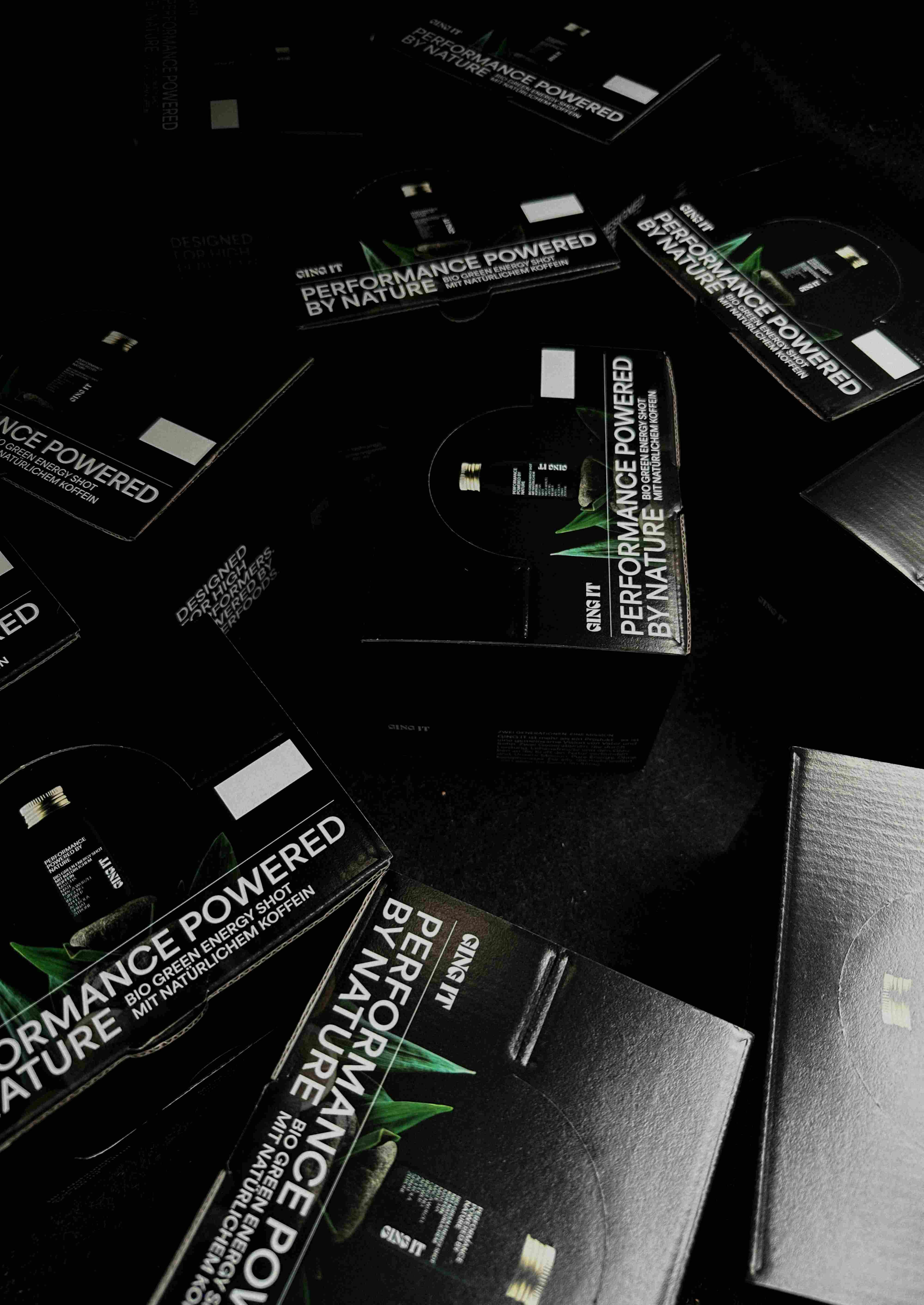 Green Energy Shot mit natürlichem Koffein 60ml | 12 Shots